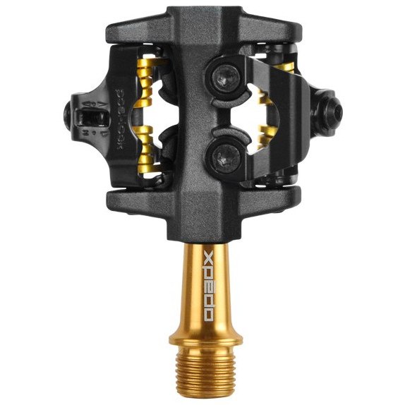 XP1 Xpedo CXR Pro Ti Clipless Pedal - black/gold – Image 1