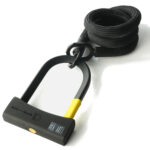 tex–lock Antivol U - eyelet inkl. D-Lock - 120 cm - onyx black