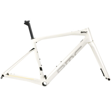 BMC ROADMACHINE - Carbon Frame Set - 2023 - metallic off-white / black