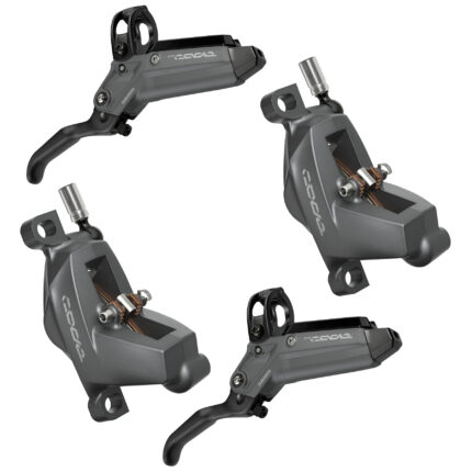 SRAM Code Stealth Disc Brake - Bronze | 4-Piston | C1 - Set (Front + Rear) | Blast Dark Polar