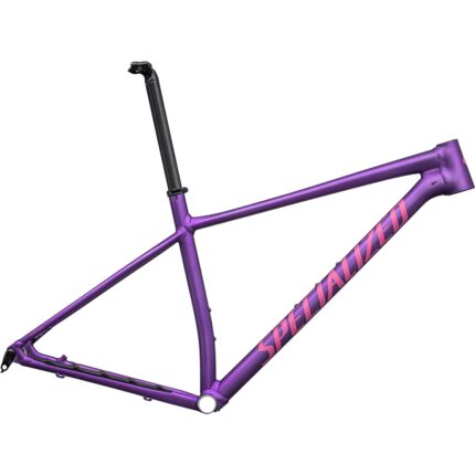 Specialized CHISEL HT - Mountainbike Frame - 2025 - gloss purple tint linear brushed / rebel pink
